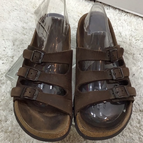 Birkenstock Shoes - Birkenstock Betula strappy brown sandals 9